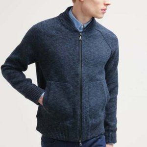 BANANA REPUBLIC Cardigan Preppy Navy Mens XL